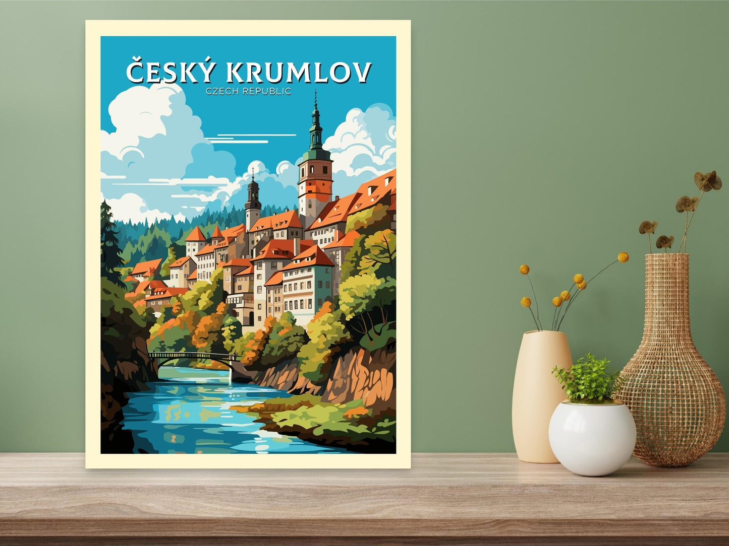 Český Krumlov Print