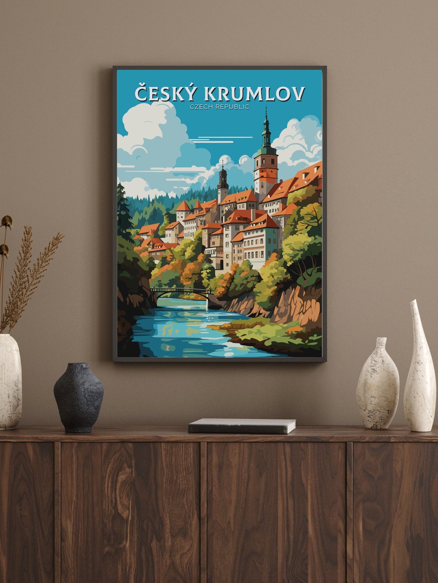 Český Krumlov Print