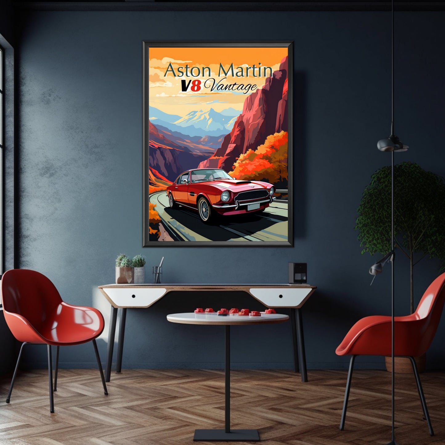 Aston Martin V8 Vantage Poster