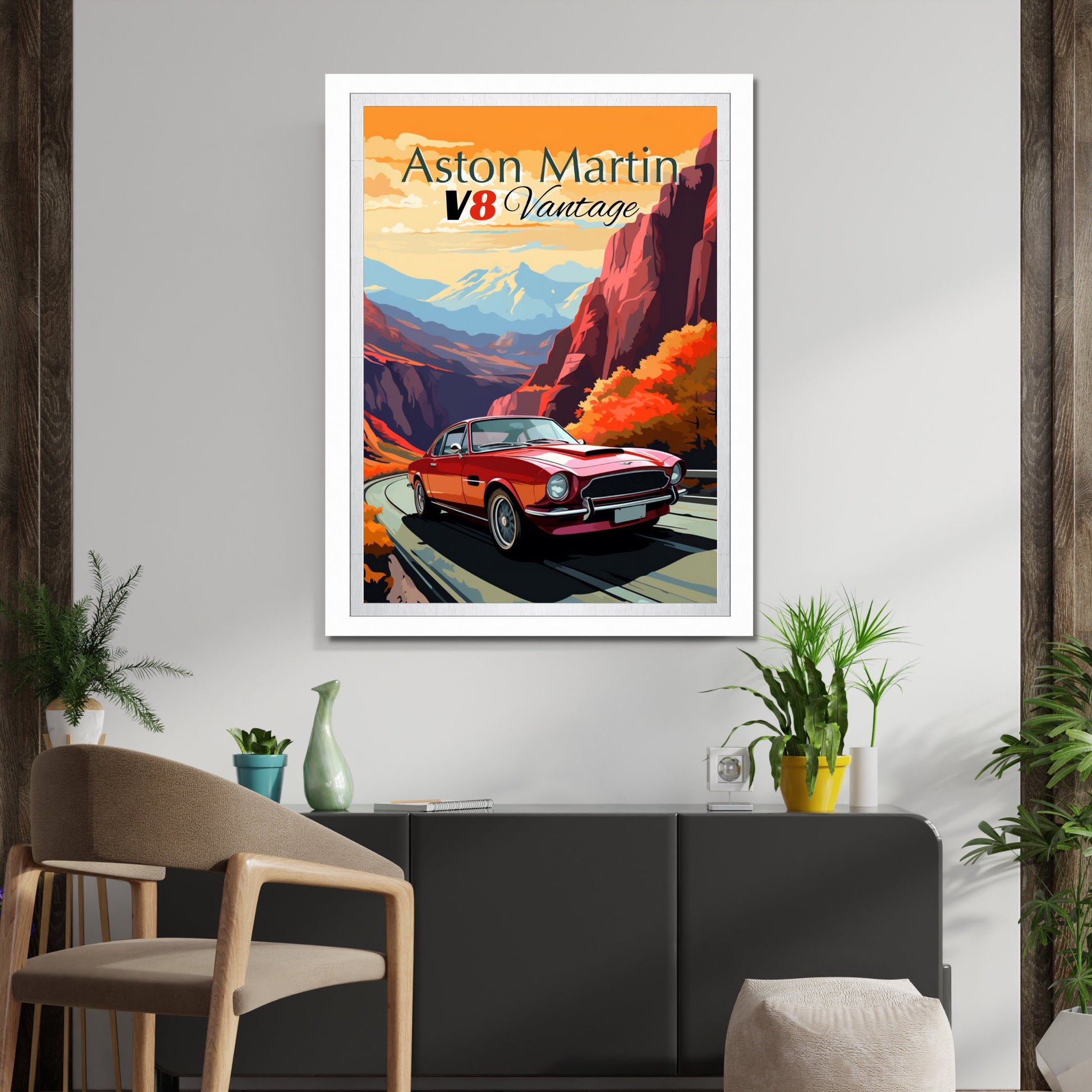 Aston Martin V8 Vantage Poster