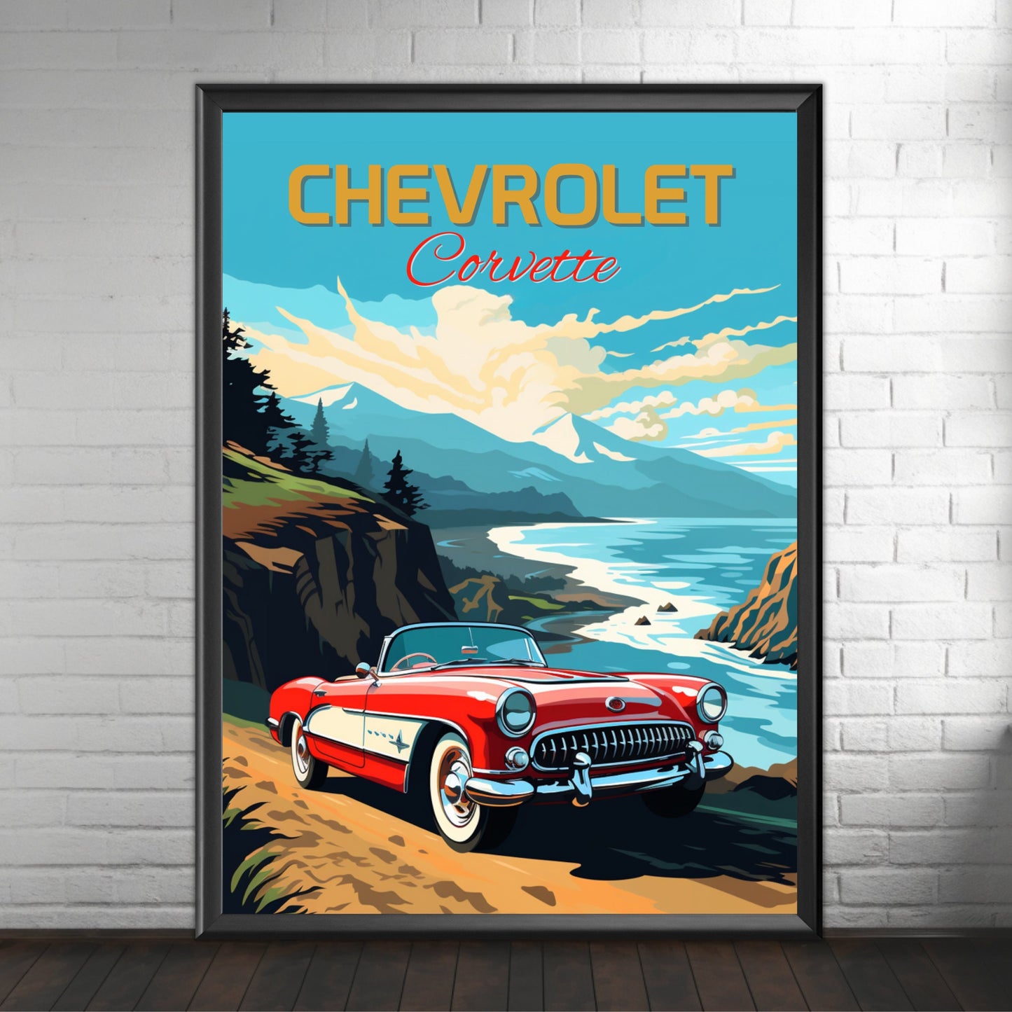 Chevrolet Corvette C1 Poster