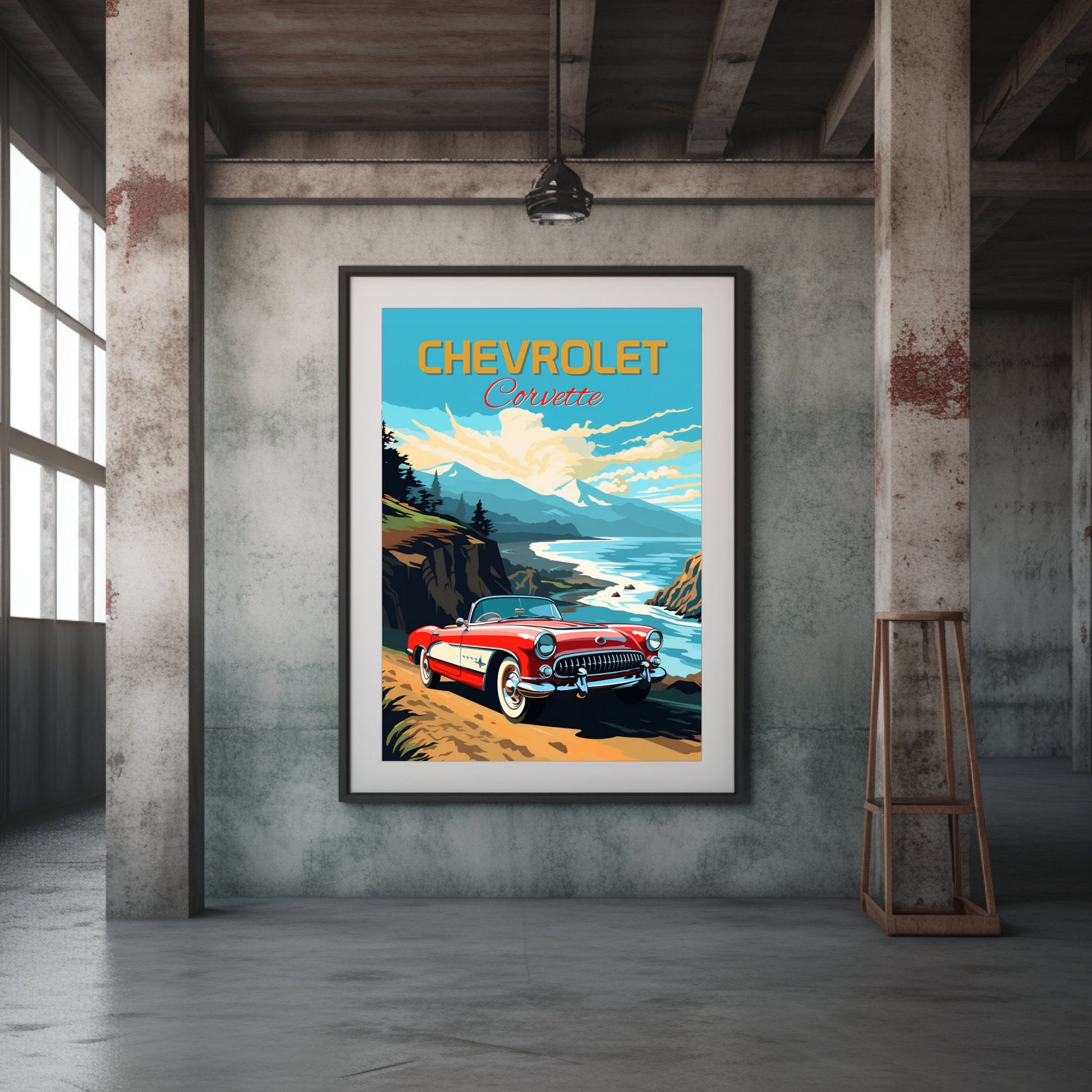 Chevrolet Corvette C1 Poster