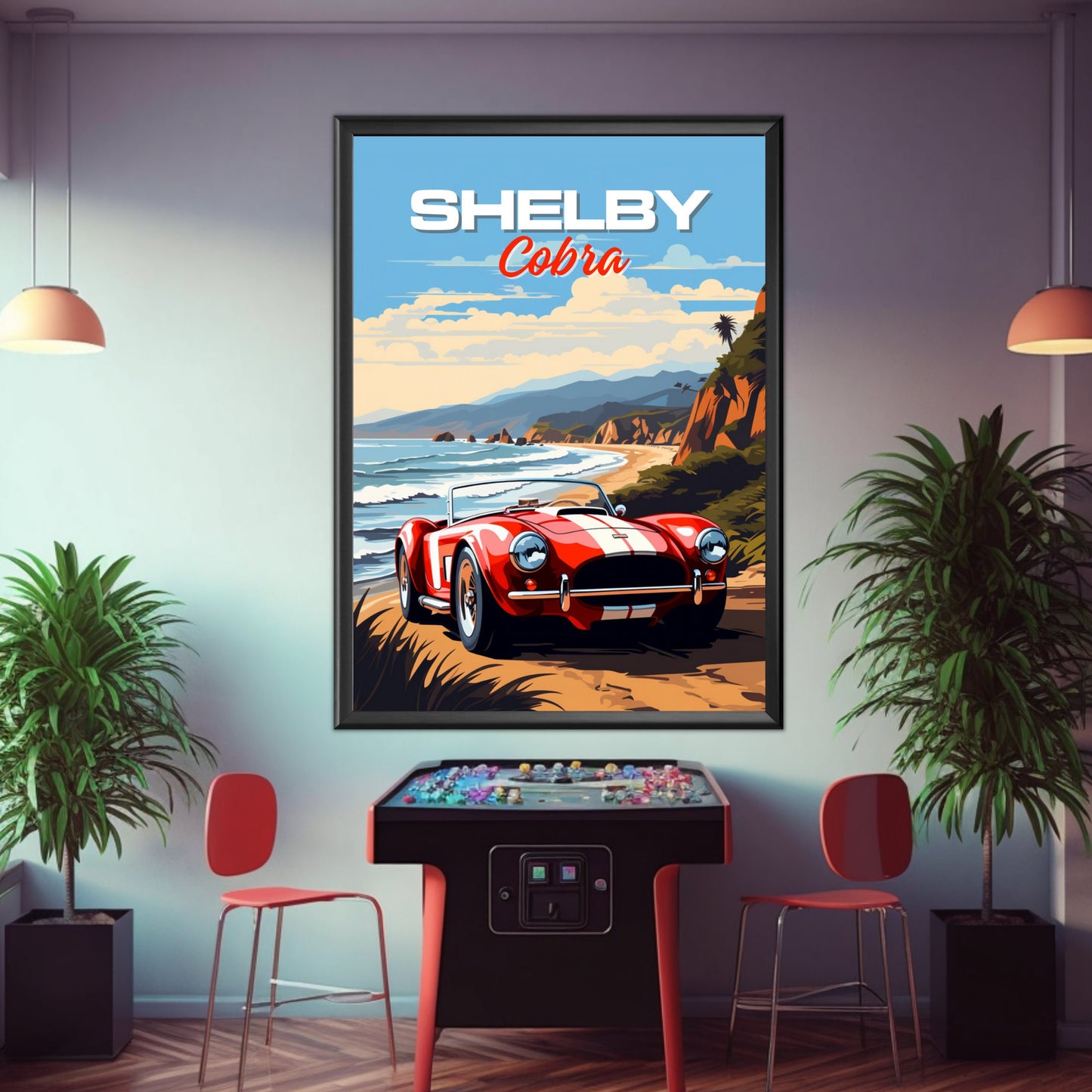 Shelby Cobra 1960s Car Print