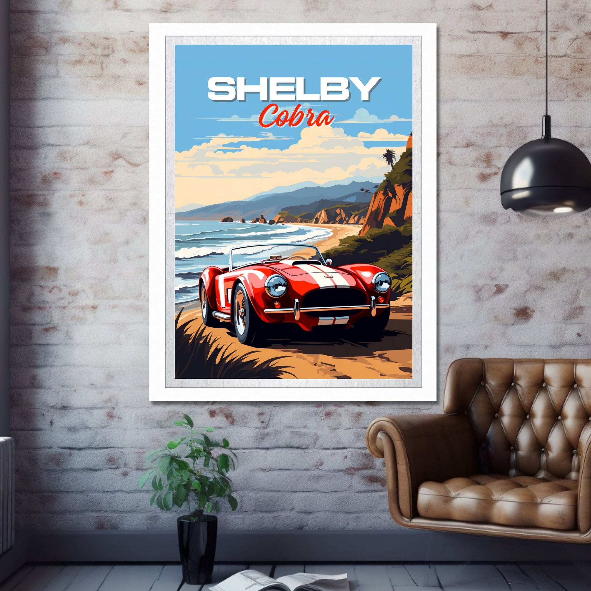 Shelby Cobra 1960s Car Print