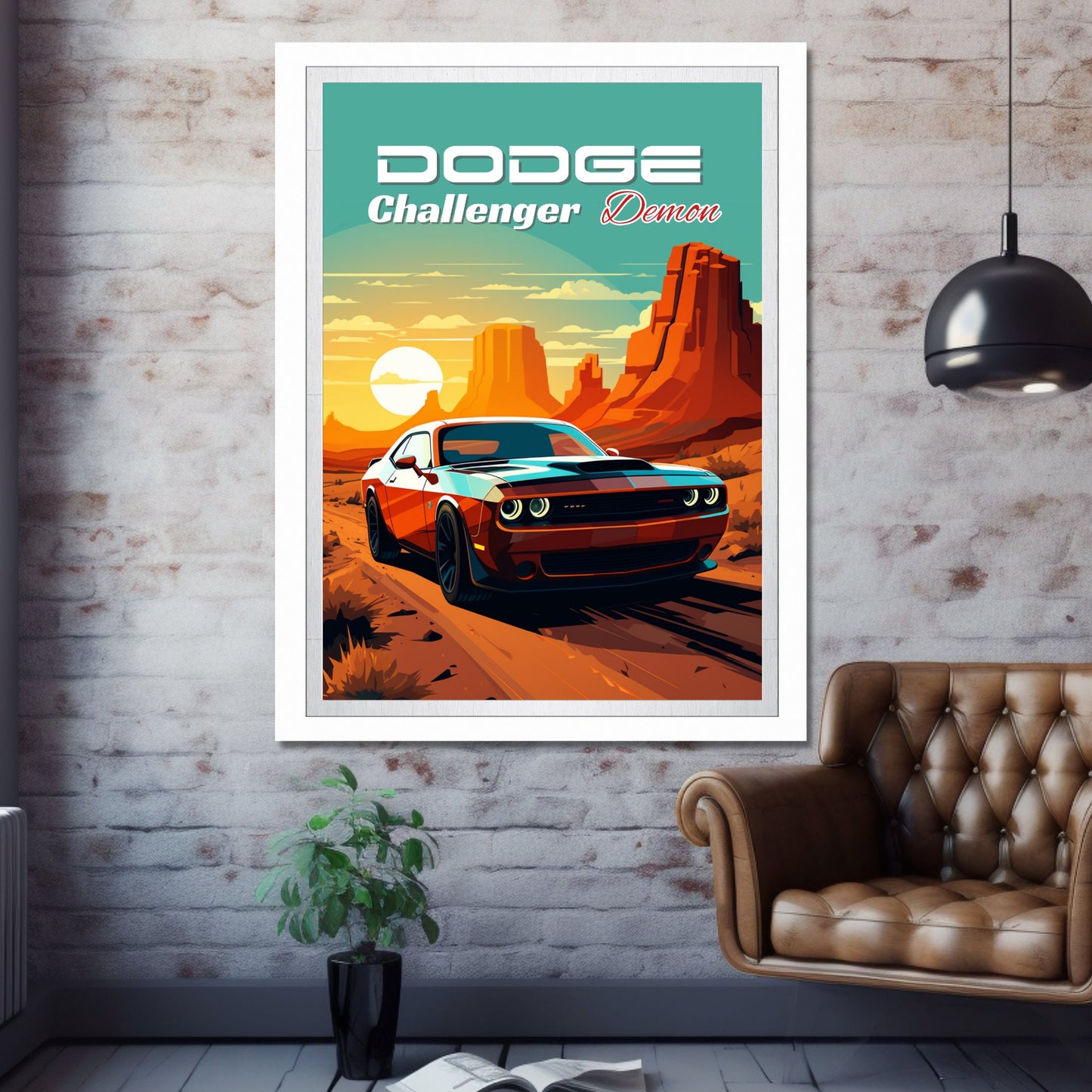 Dodge Challenger Demon Print