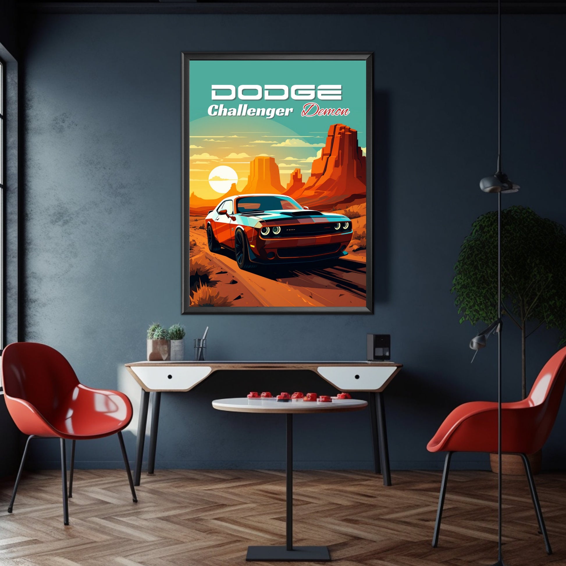 Dodge Challenger Demon Print