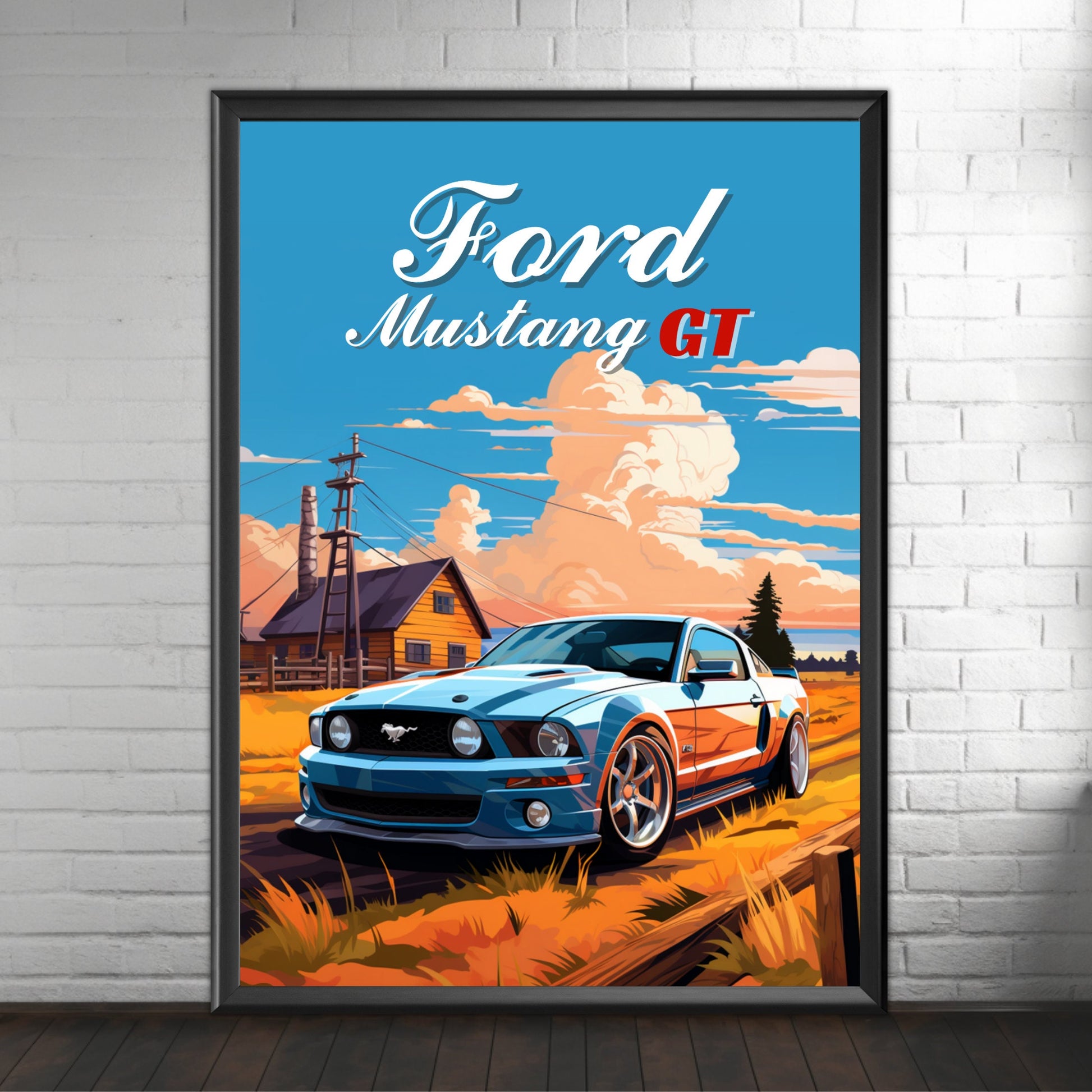 Ford Mustang GT Poster