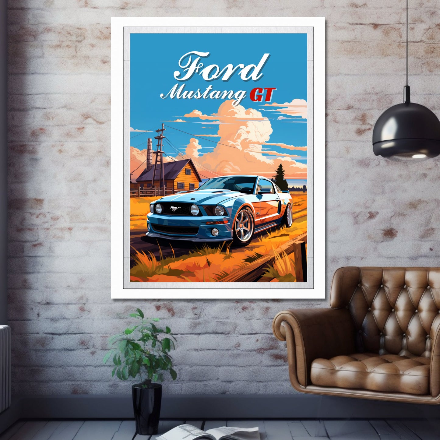 Ford Mustang GT Poster