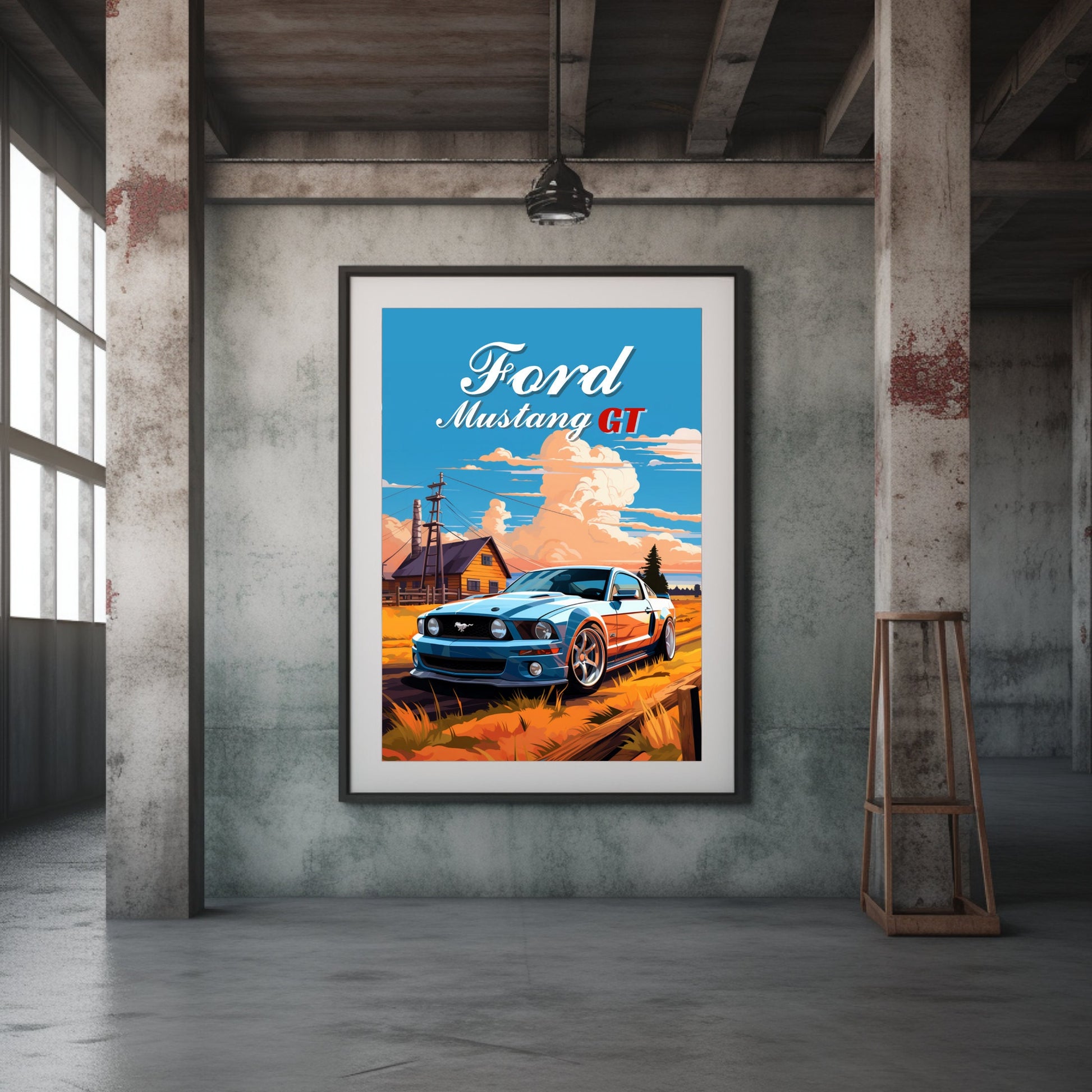 Ford Mustang GT Poster