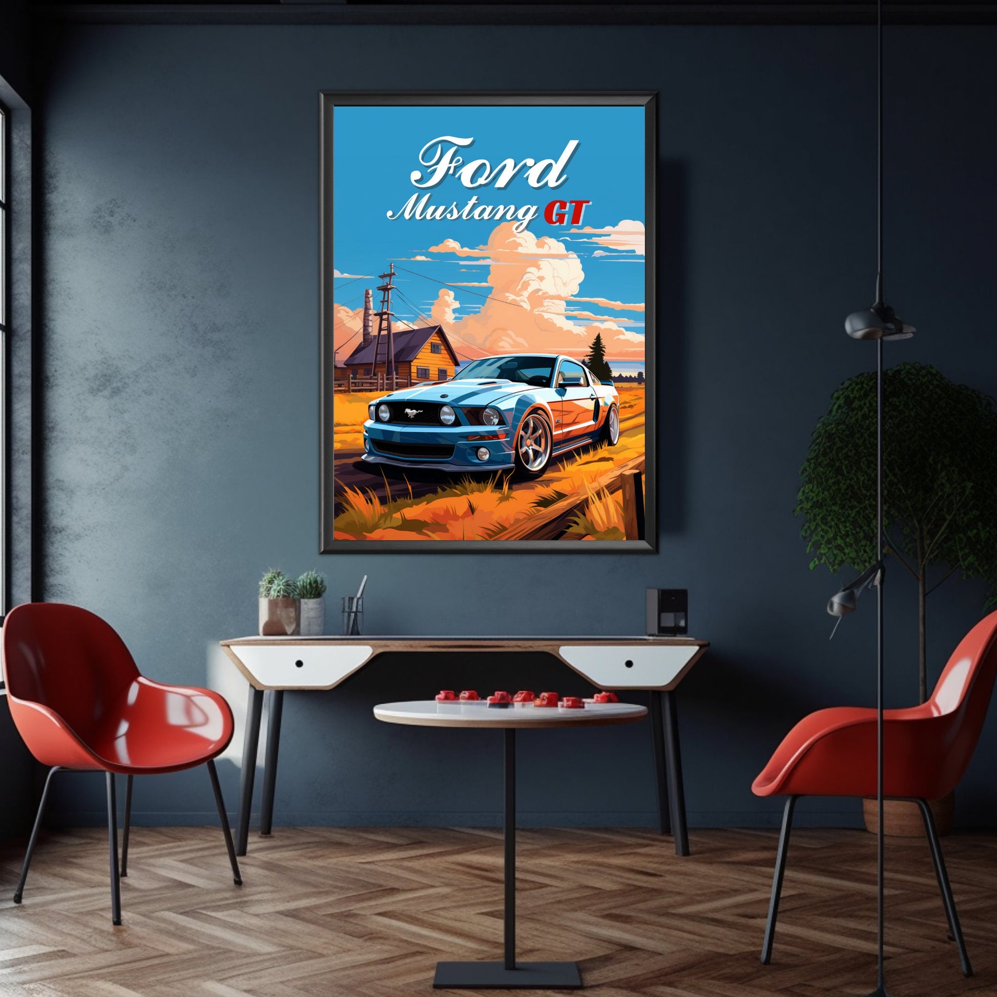 Ford Mustang GT Poster