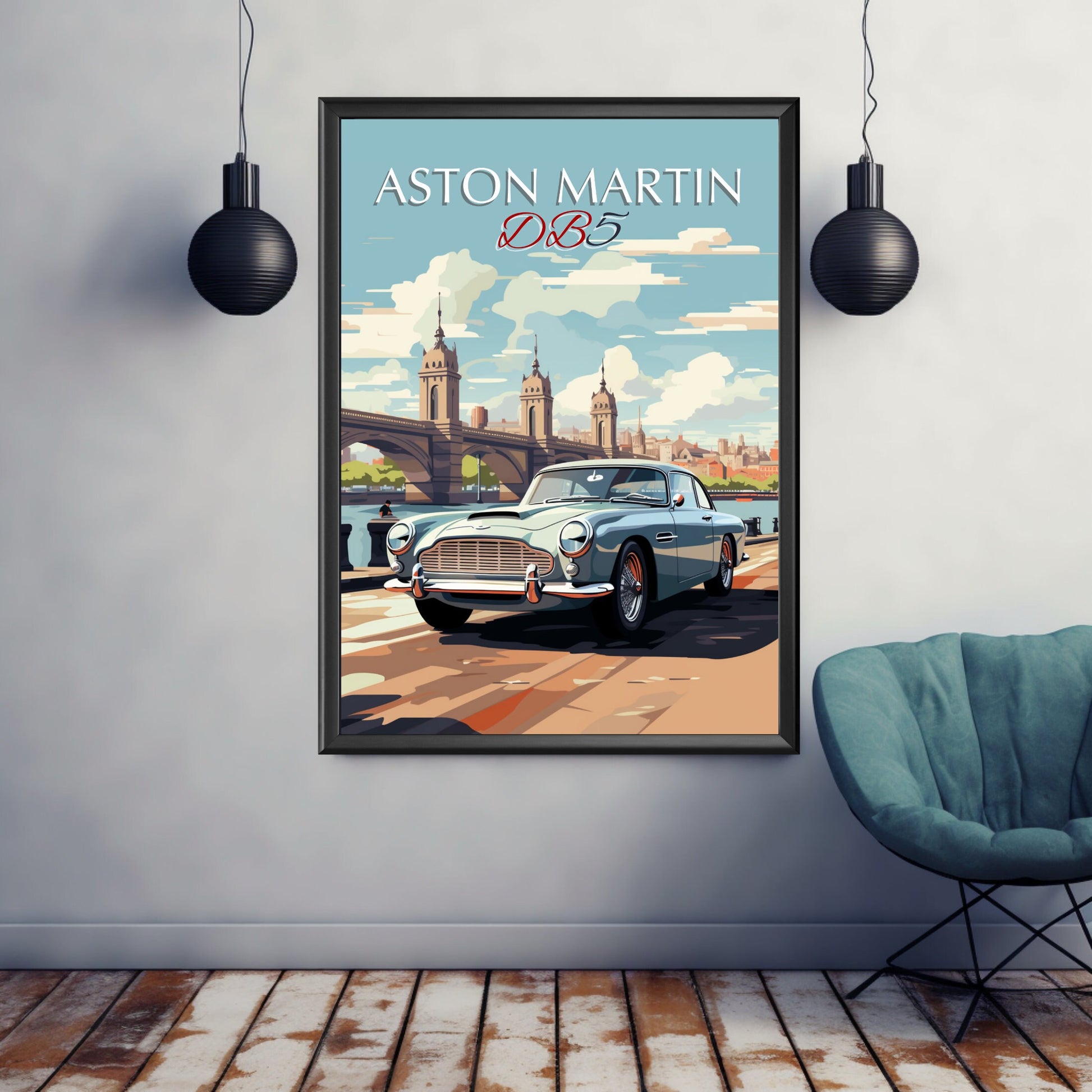 1960s Aston Martin DB5 Print