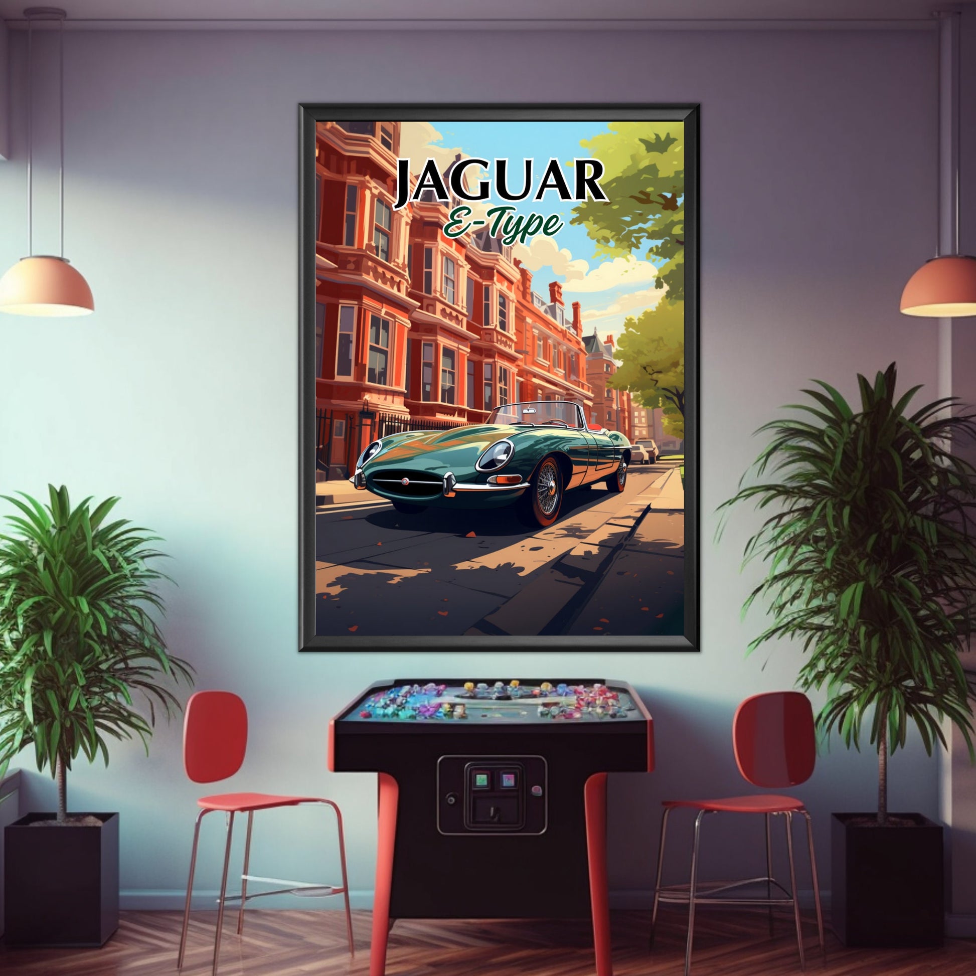 Jaguar E-Type Poster