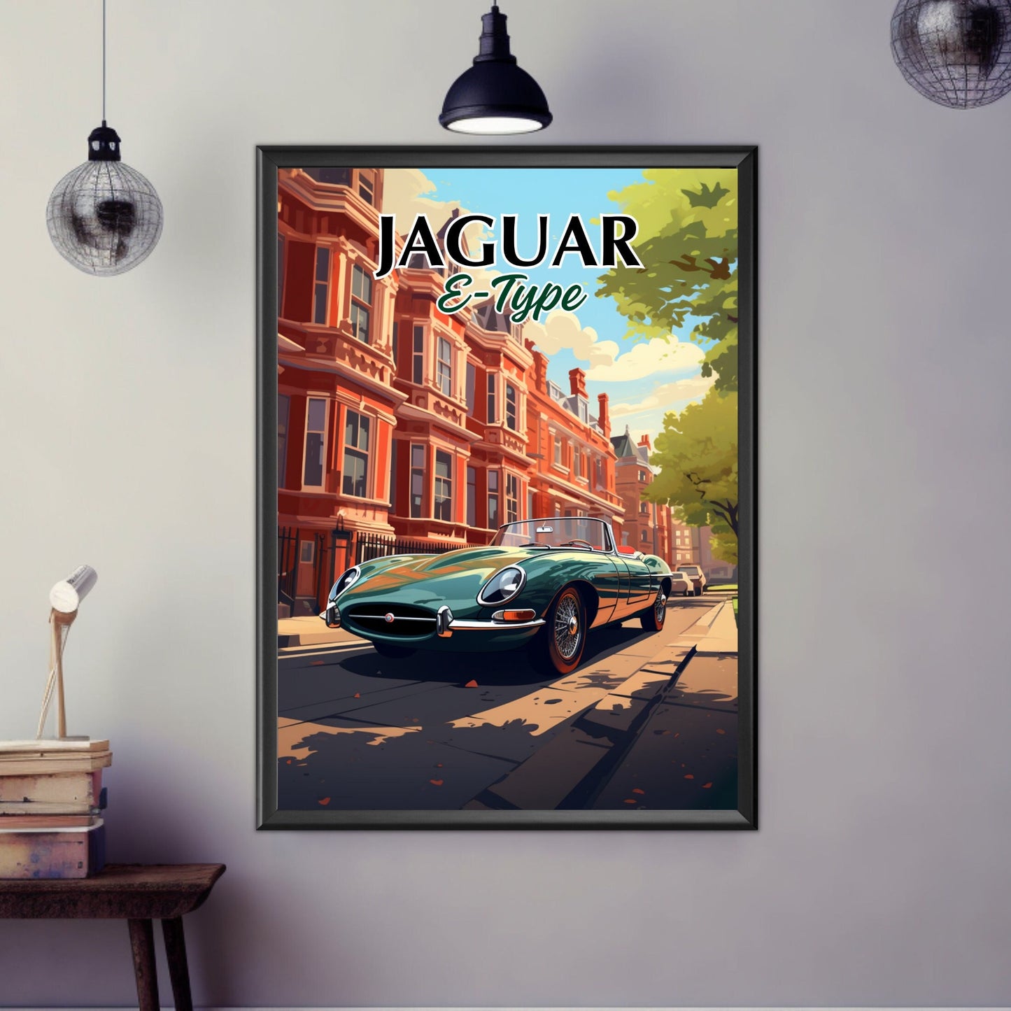 Jaguar E-Type Poster