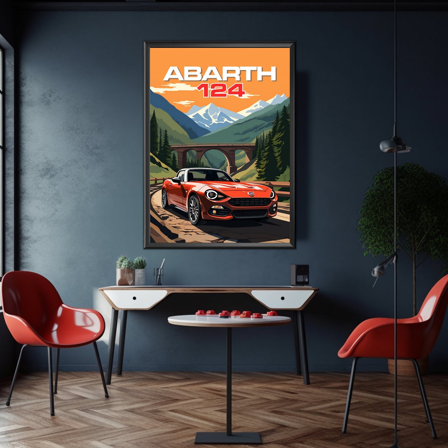 Abarth 124 Poster