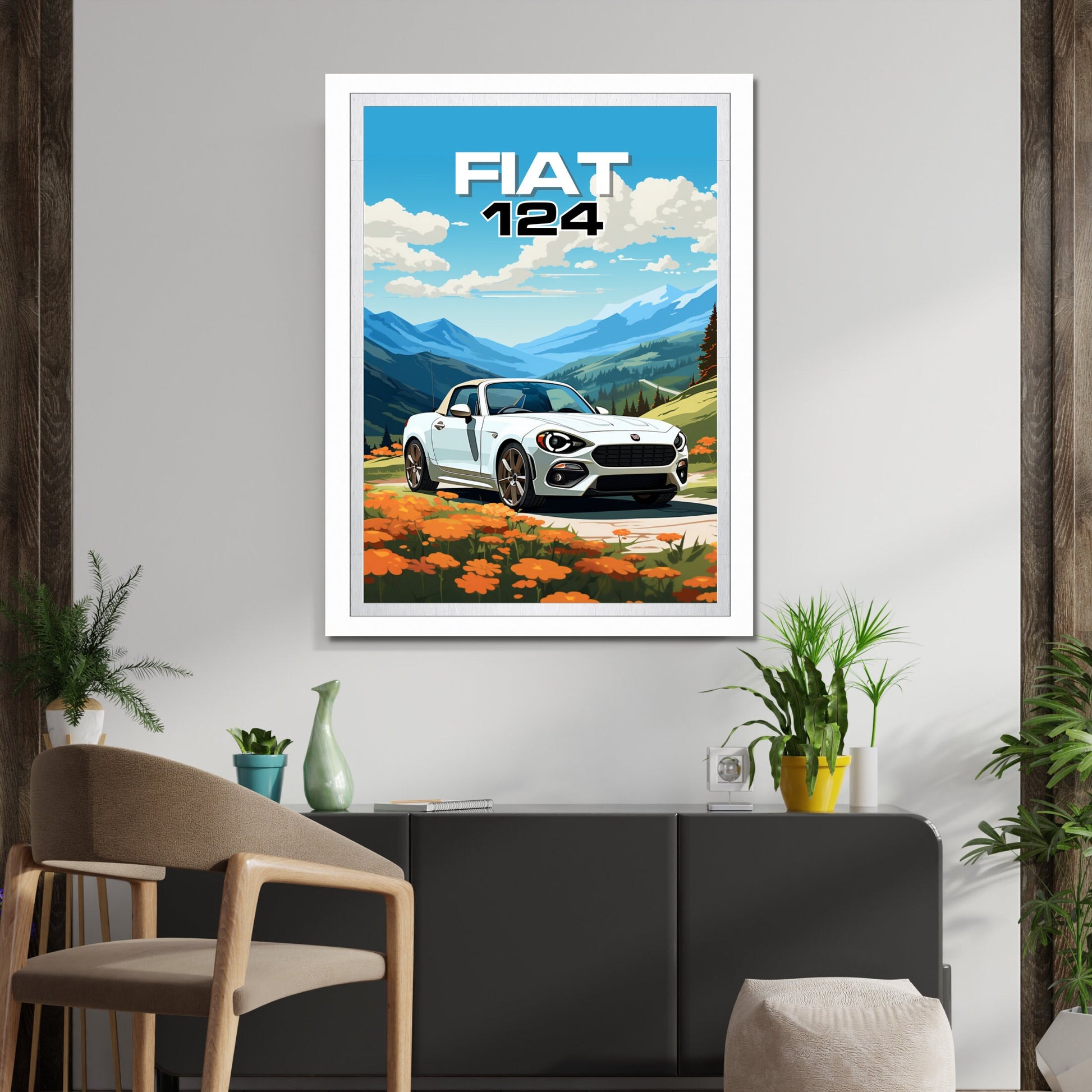 Fiat 124 Print