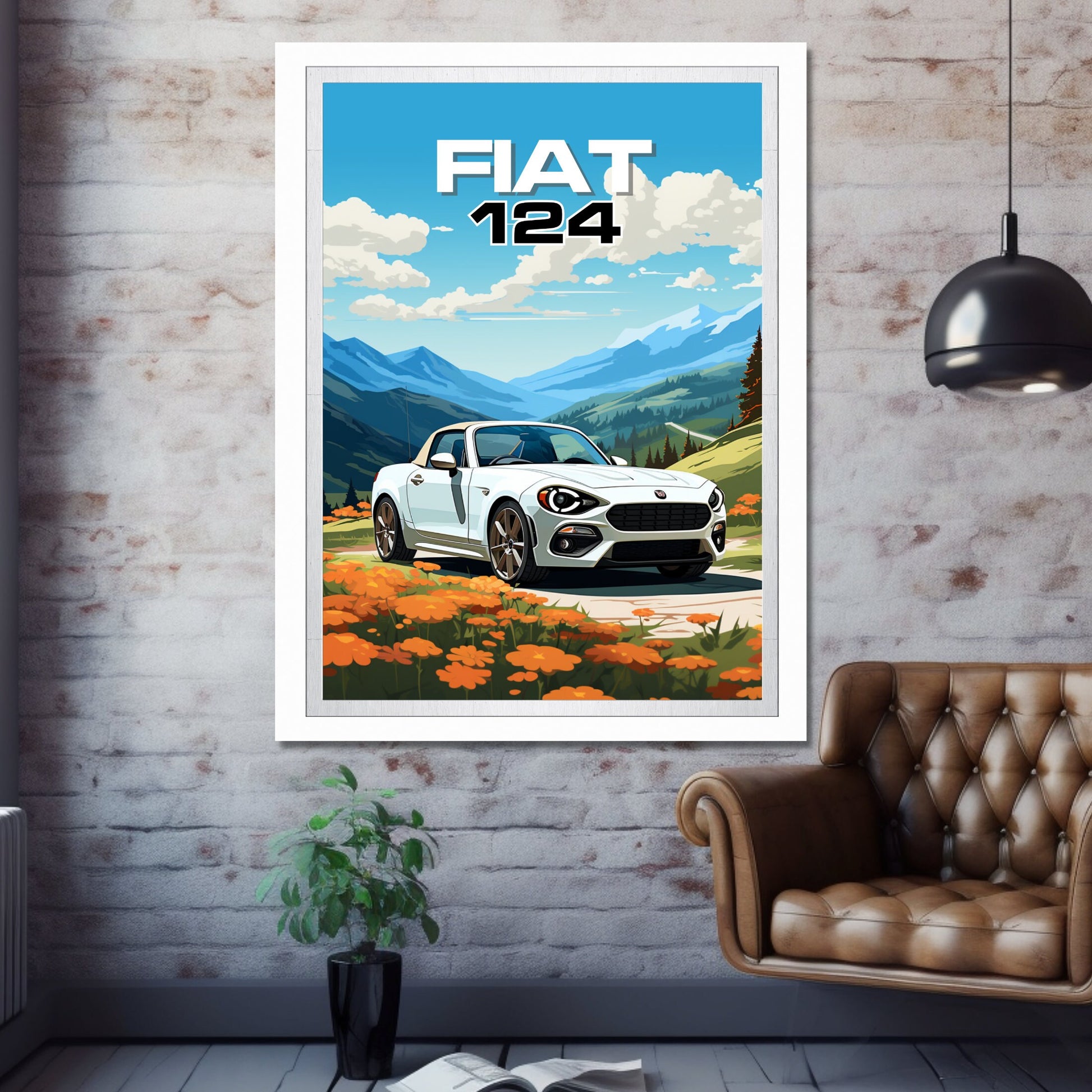 Fiat 124 Print