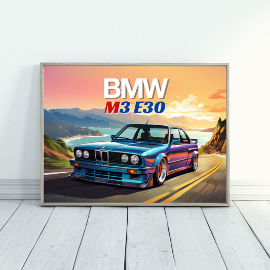 1980s BMW M3 E30 Print