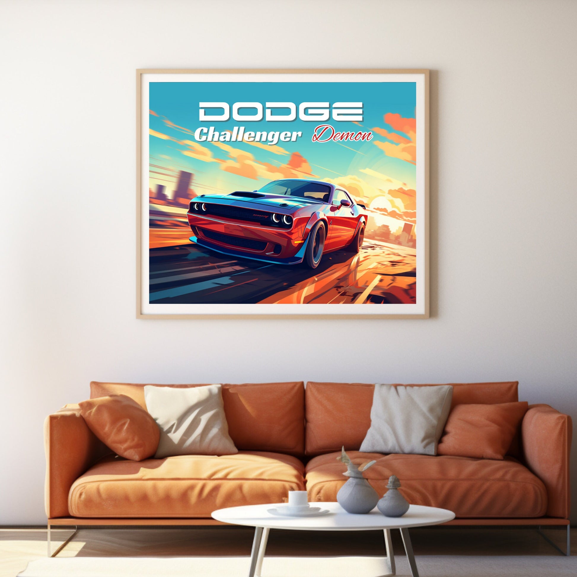 Dodge Challenger Demon Poster