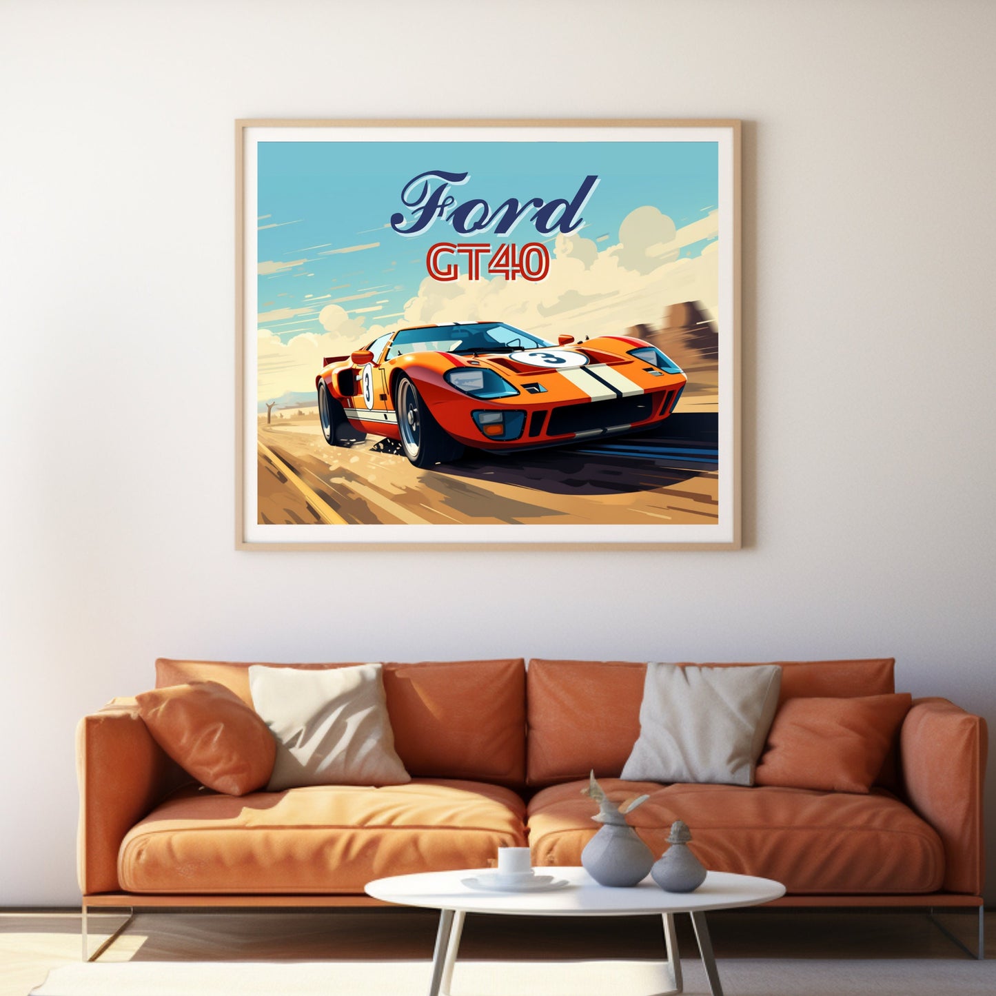 Ford GT40 Landscape Poster