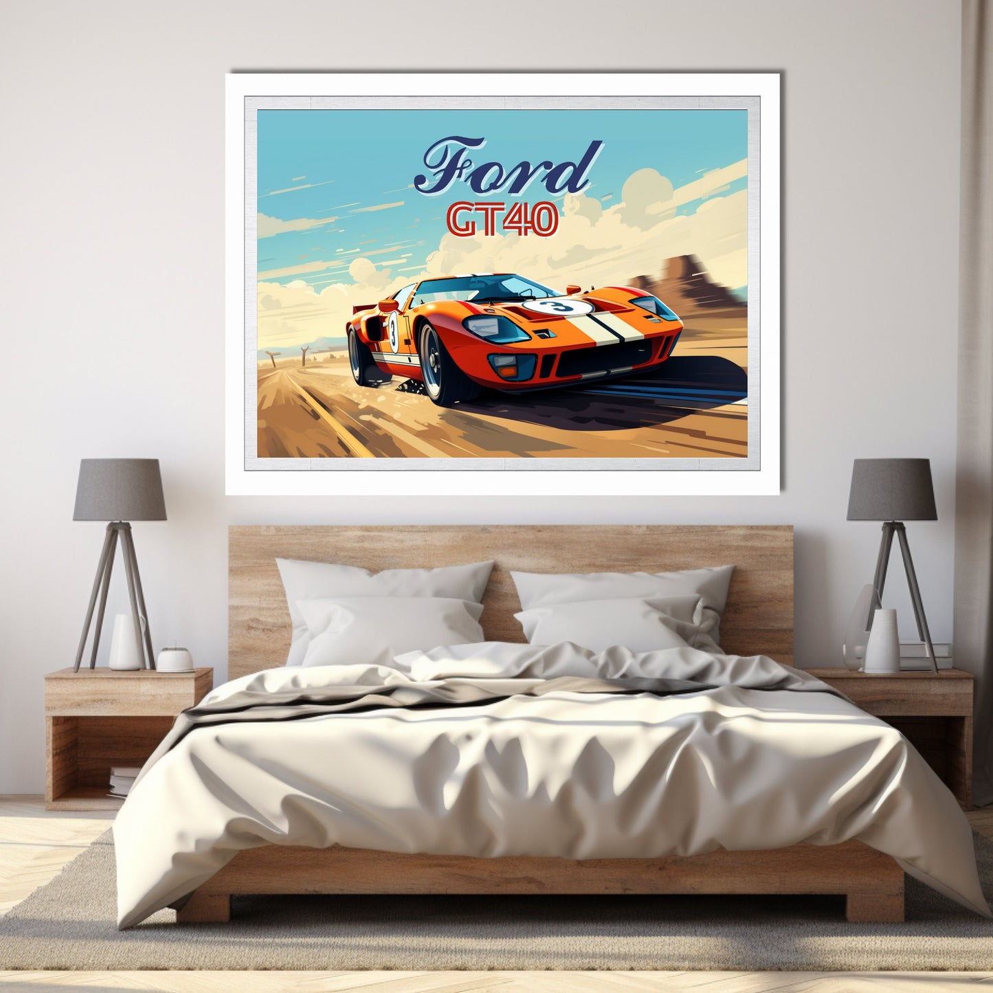 Ford GT40 Landscape Poster