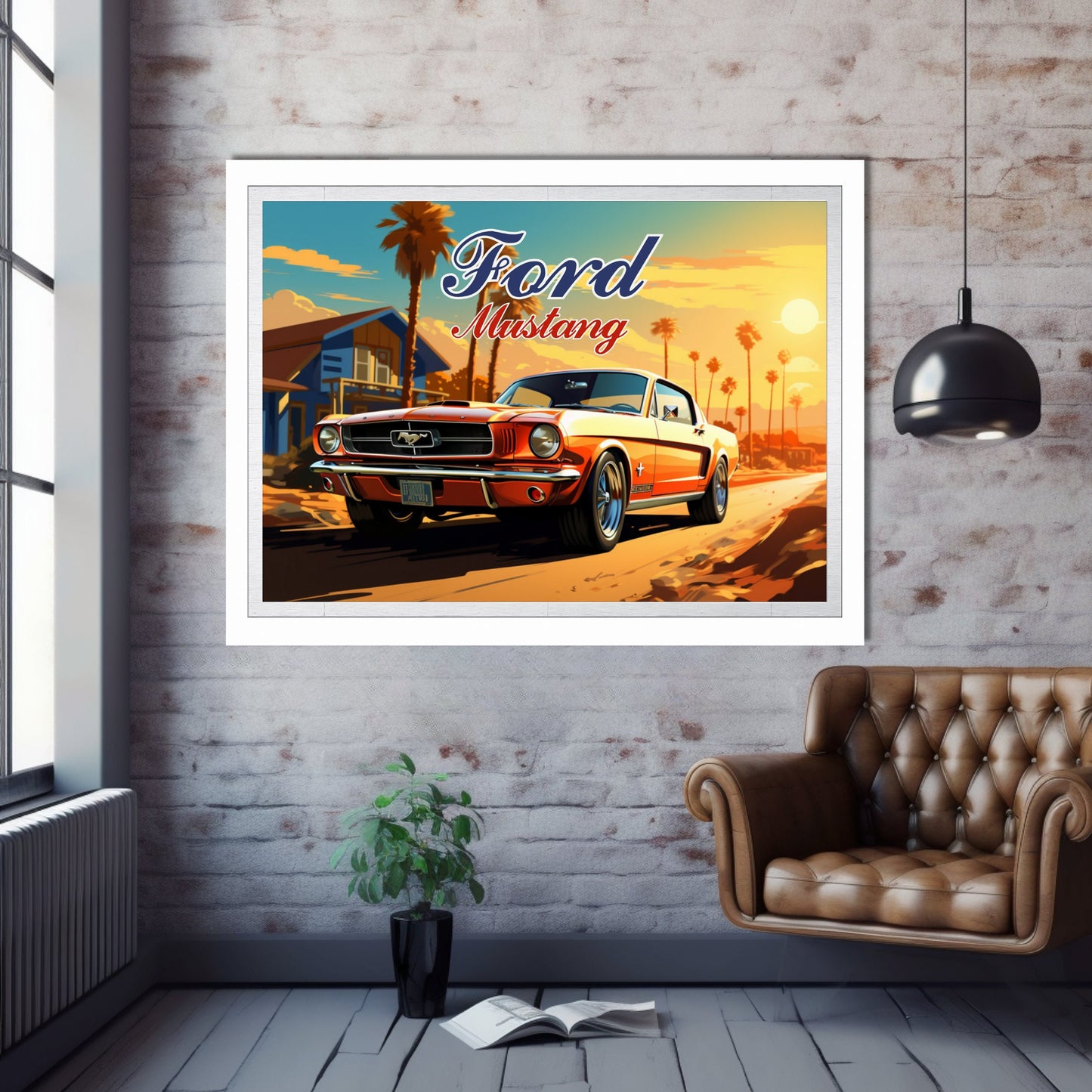 Ford Mustang Print, 1960s