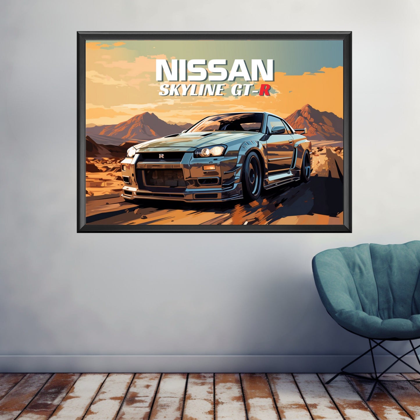 Nissan Skyline GT-R (R34) Print