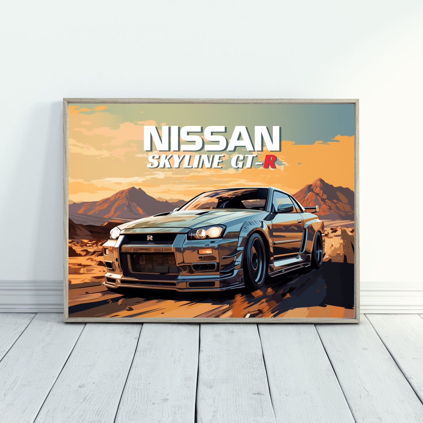 Nissan Skyline GT-R (R34) Print