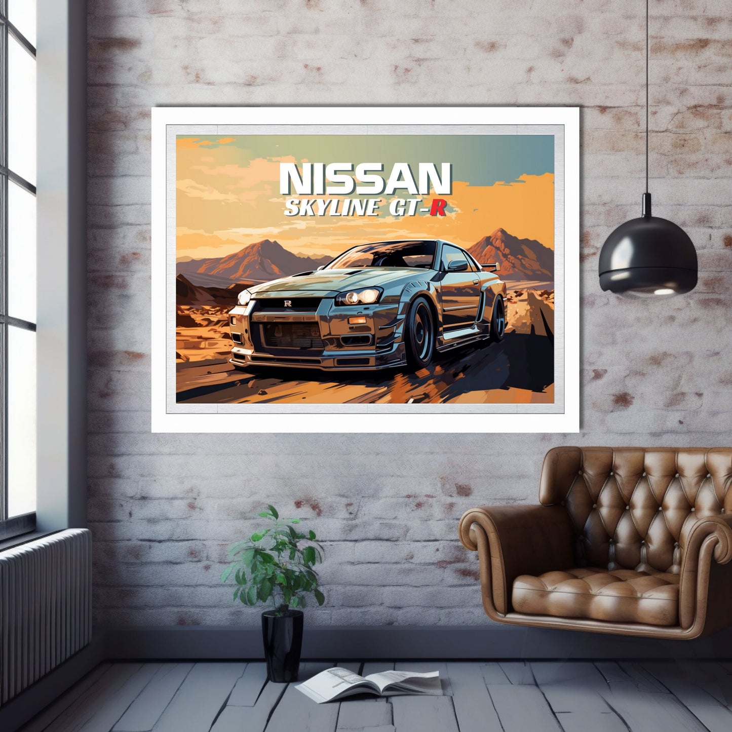 Nissan Skyline GT-R (R34) Print