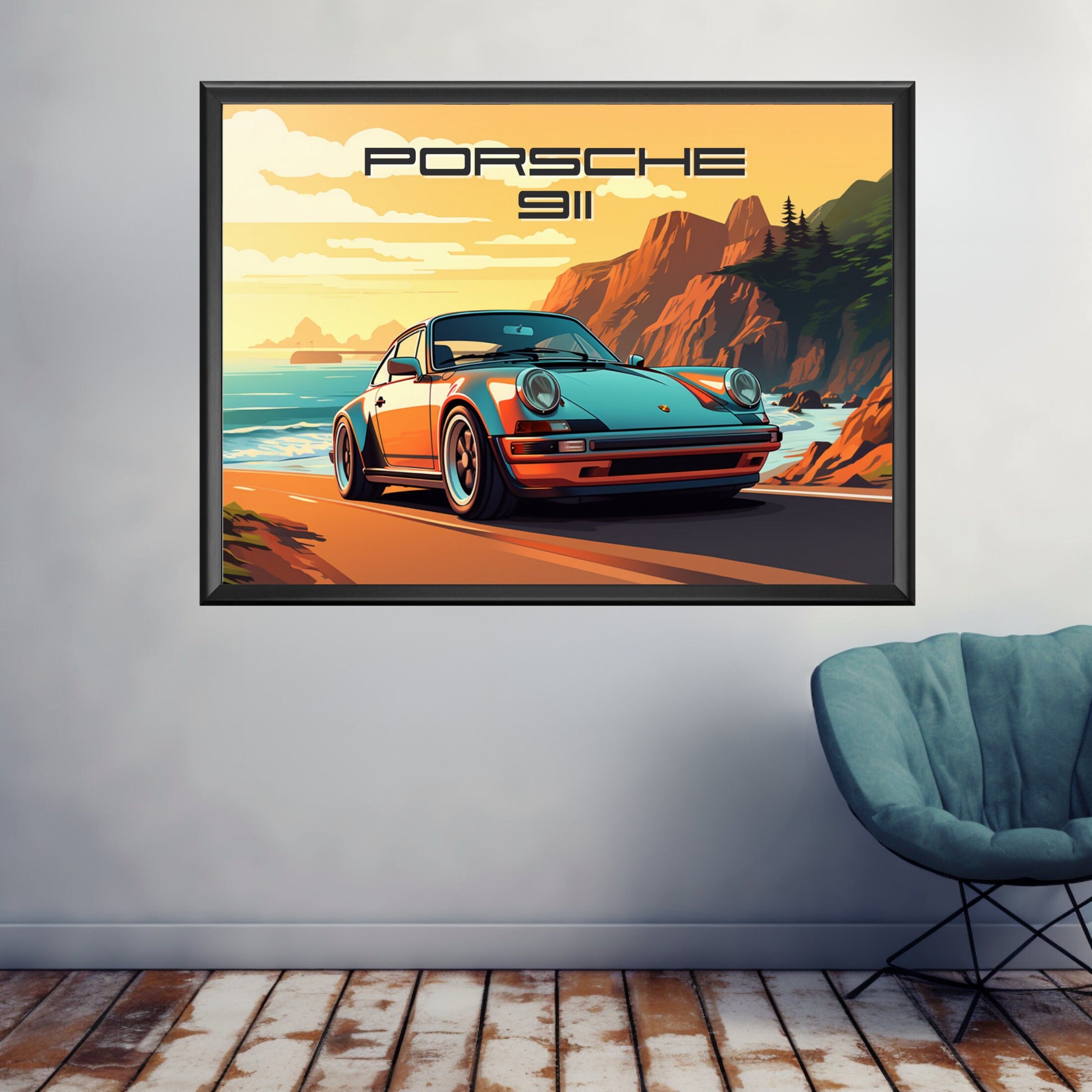 1980s Porsche 911 Print