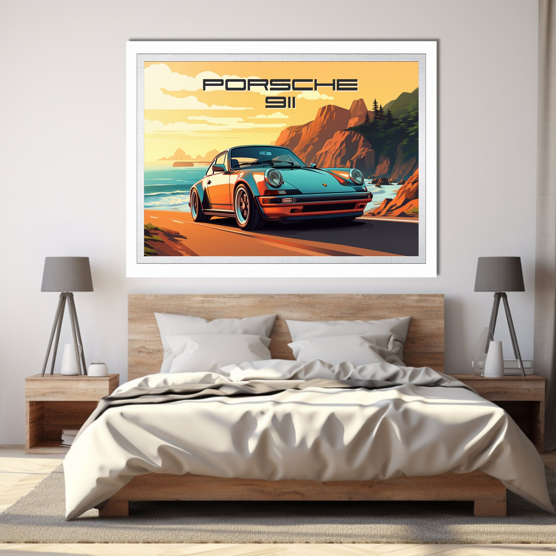 1980s Porsche 911 Print