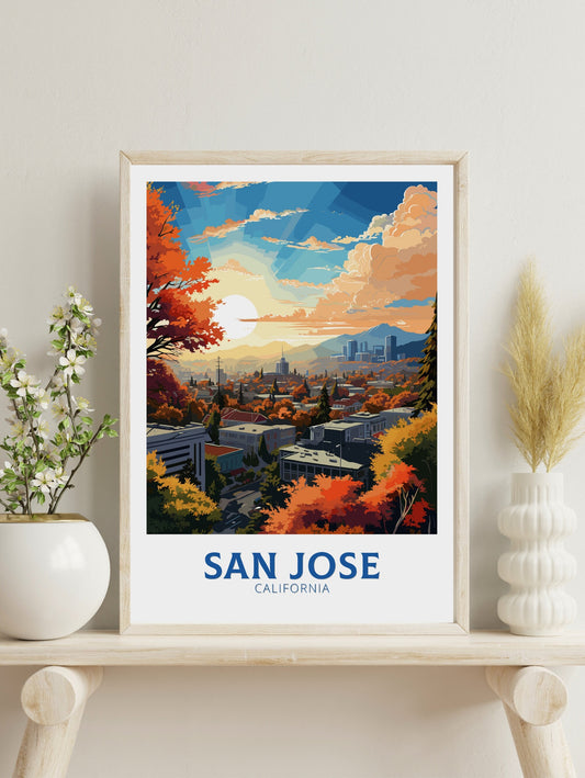 San Jose California print