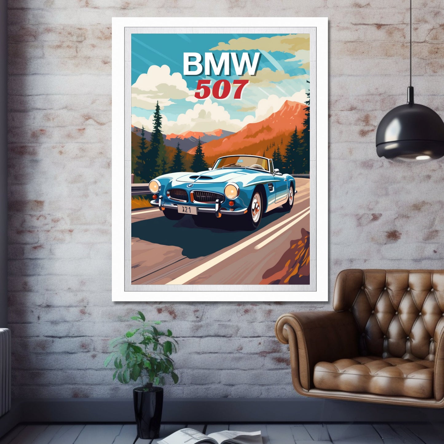 BMW 507 Print, 1950s