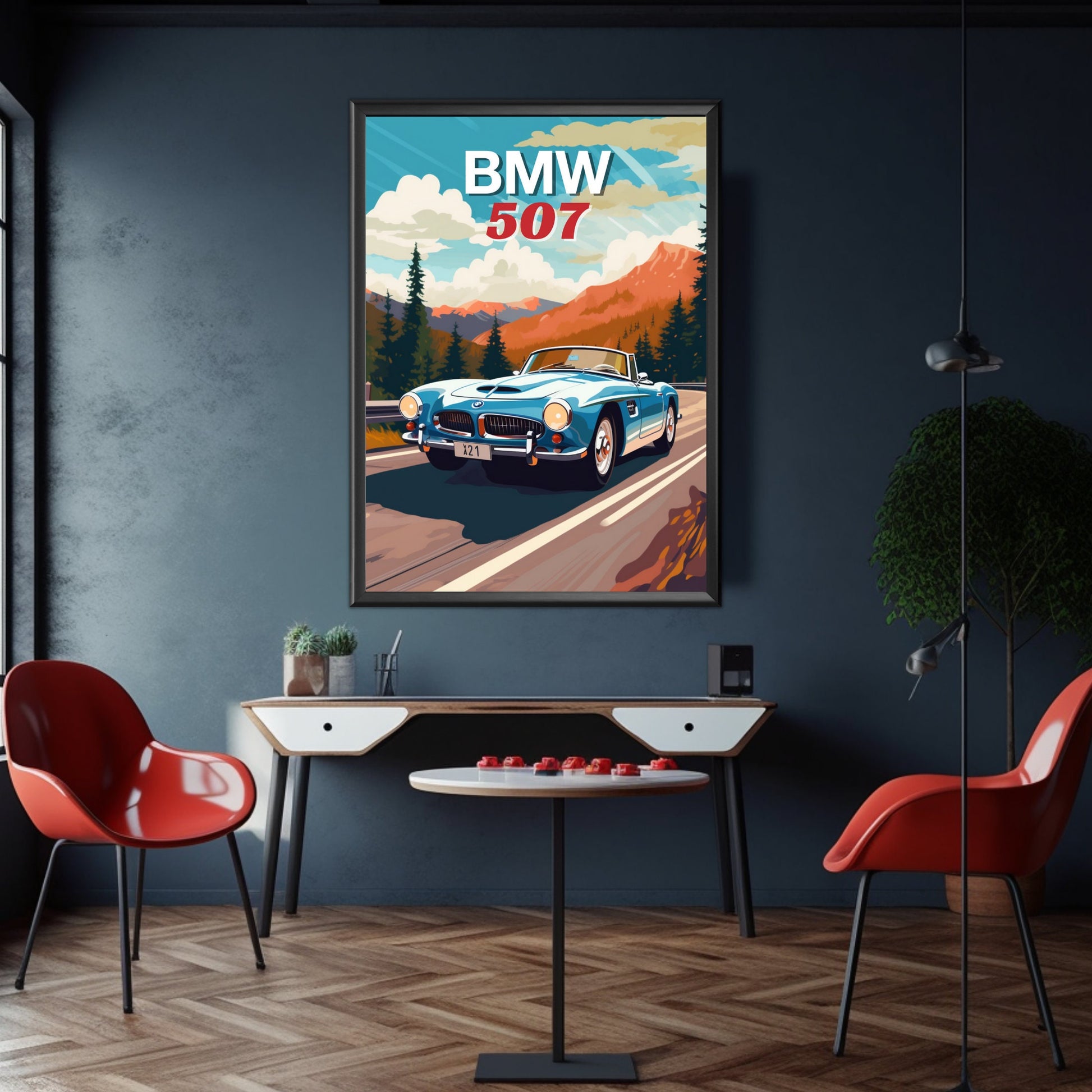 BMW 507 Print, 1950s