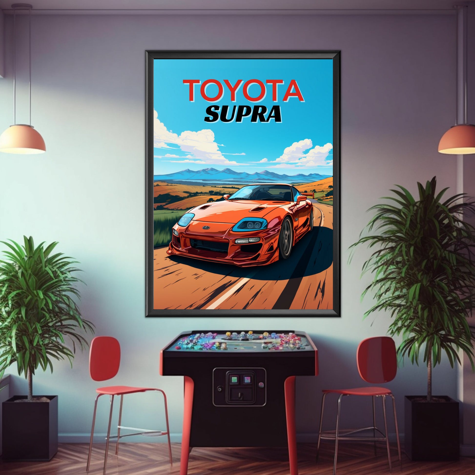 Toyota Supra Print, 1990s