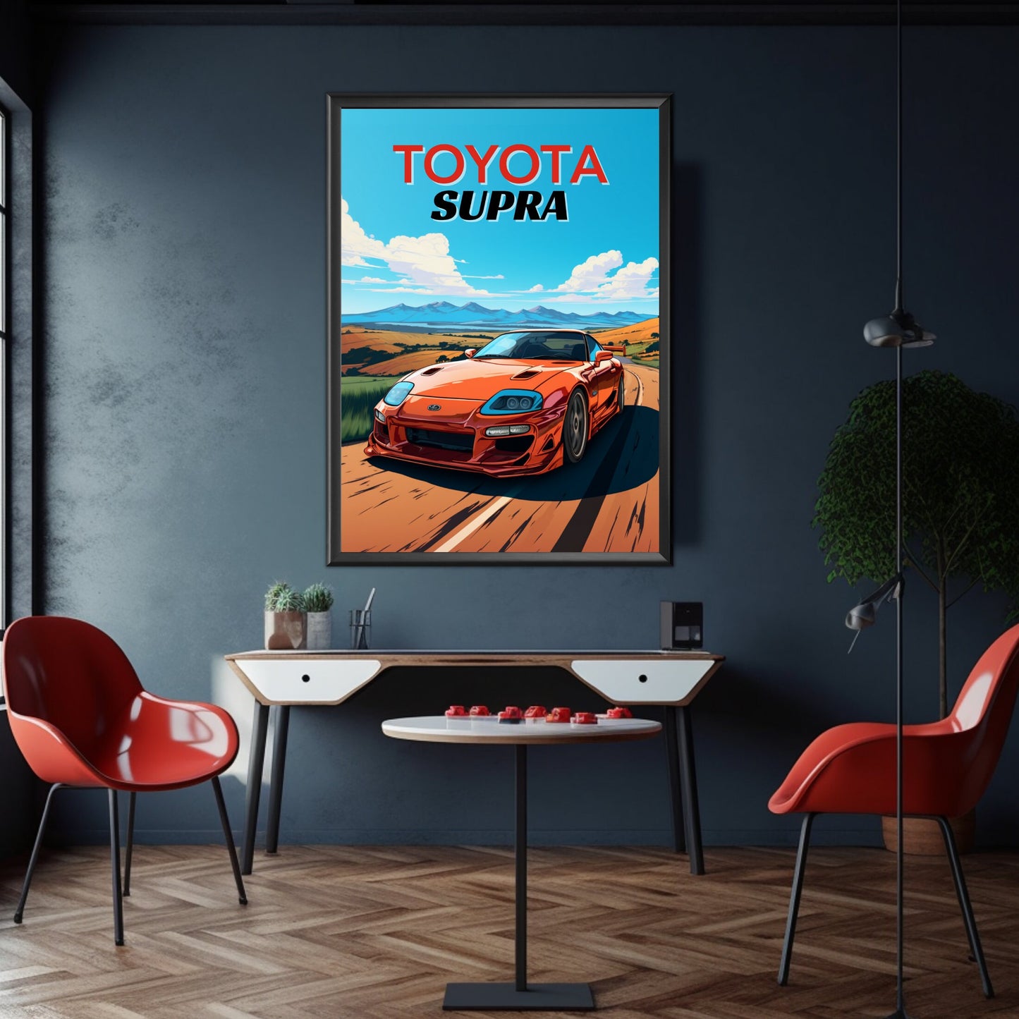 Toyota Supra Print, 1990s