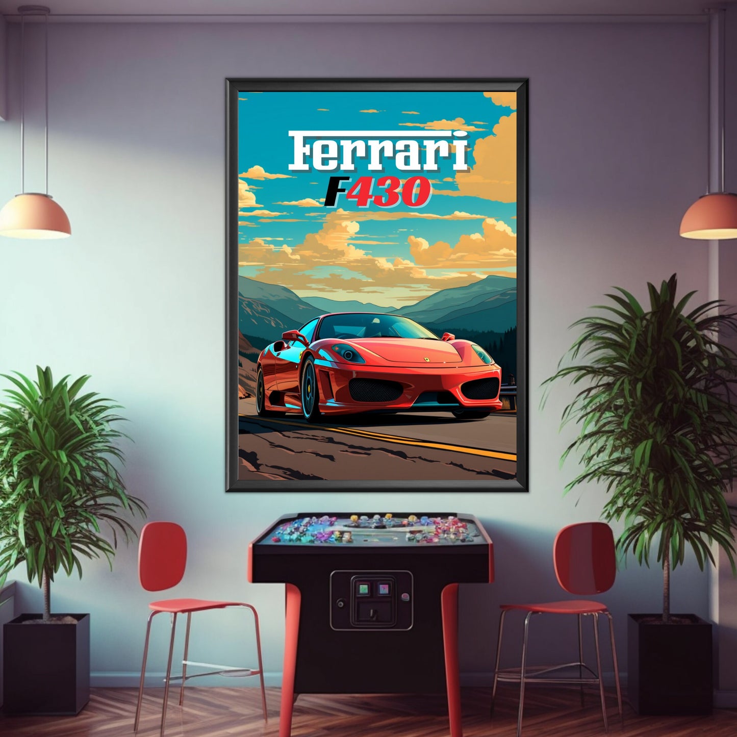 Ferrari F430 Car Print