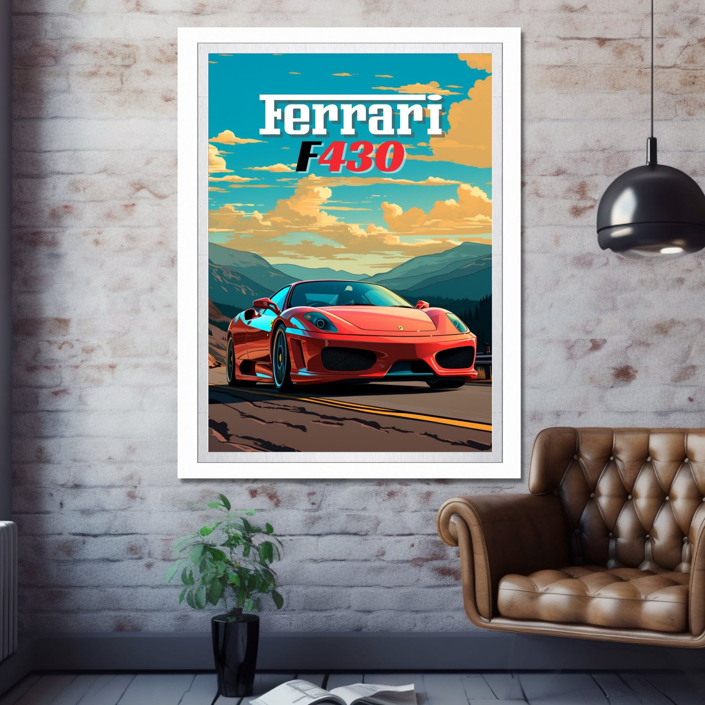 Ferrari F430 Car Print