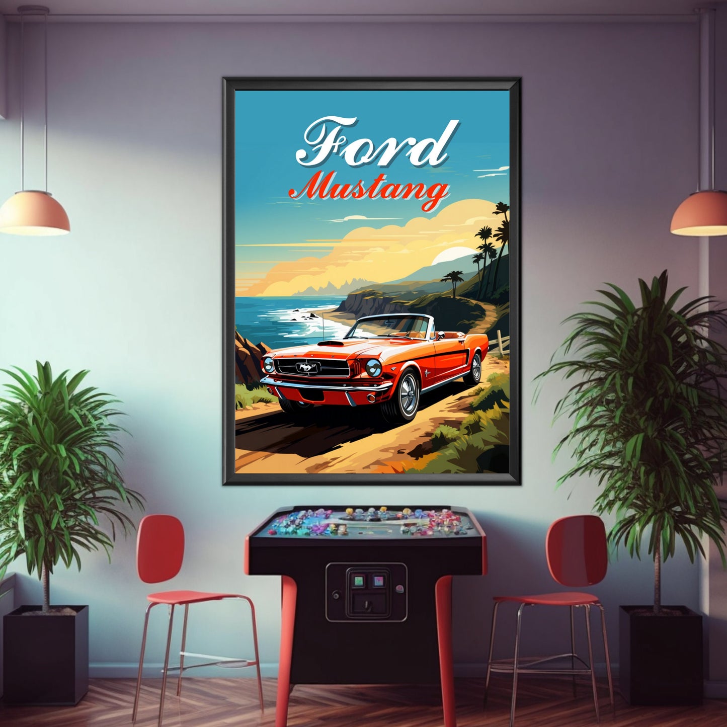 Ford Mustang 1965 Print