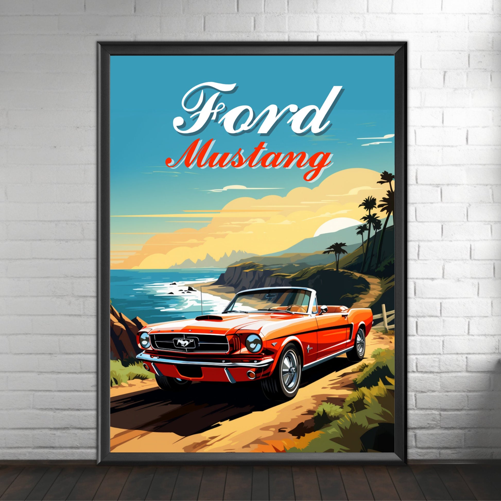 Ford Mustang 1965 Print