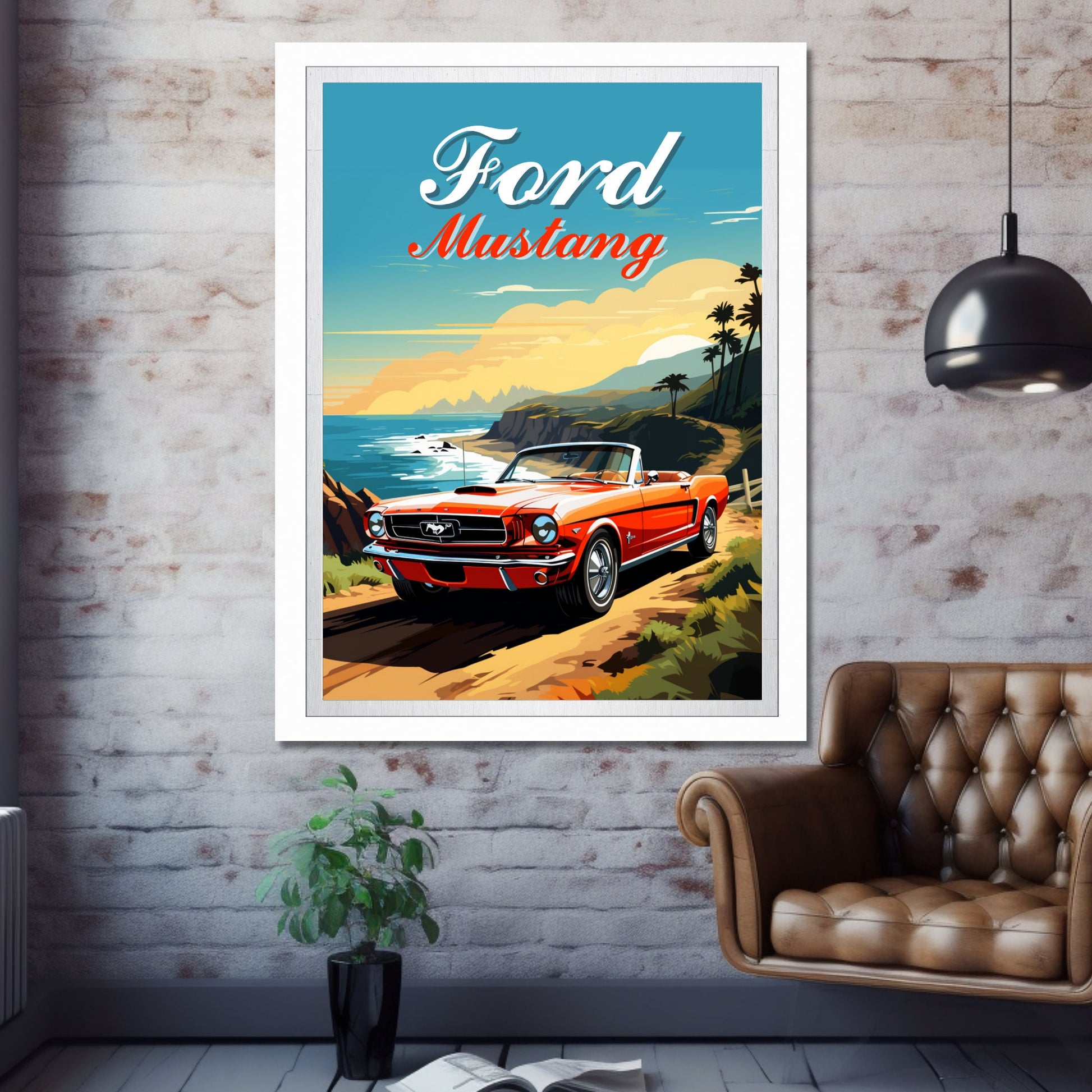 Ford Mustang 1965 Print