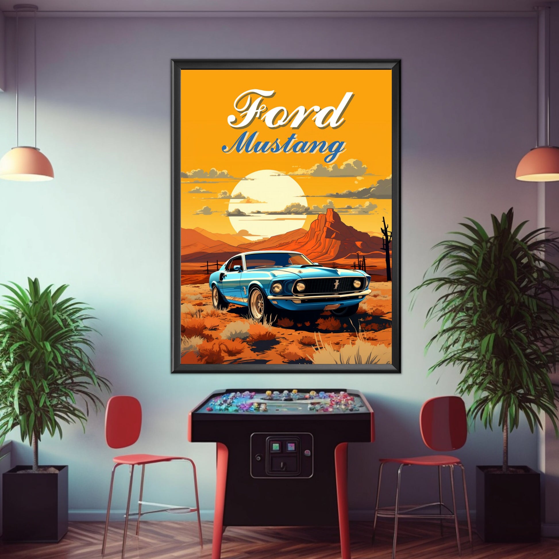 Ford Mustang 1969 Print