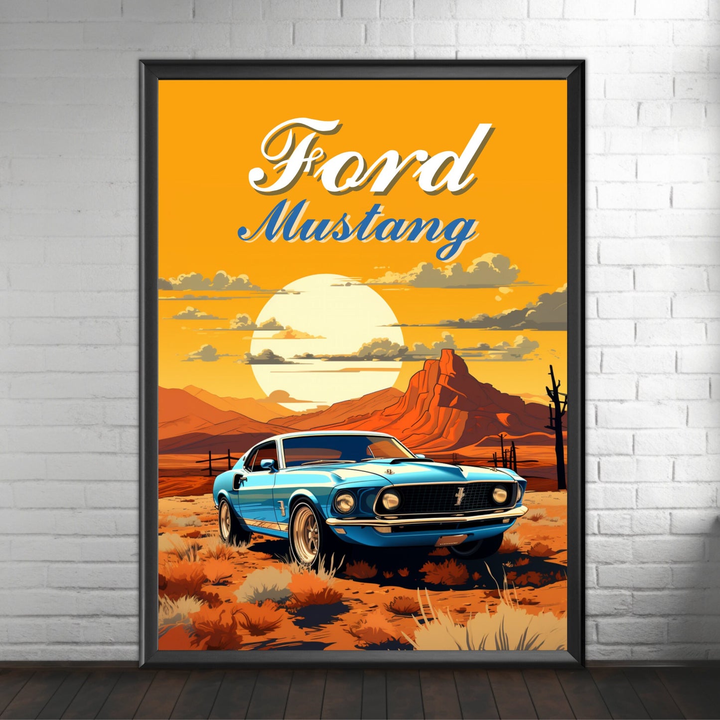 Ford Mustang 1969 Print