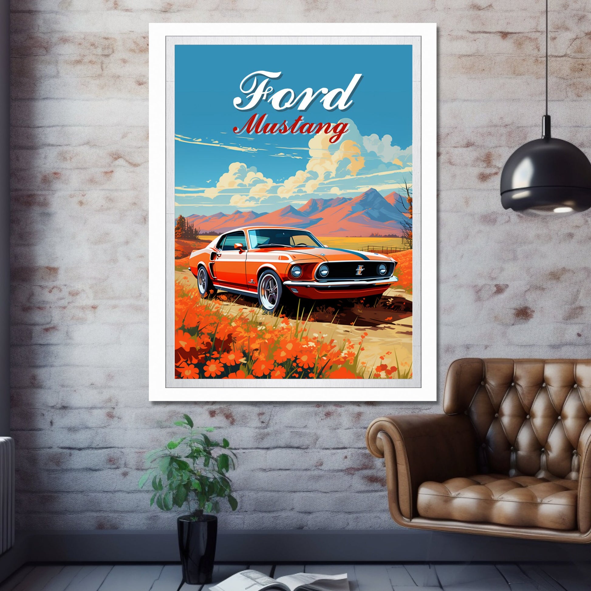 Ford Mustang 1970 Poster