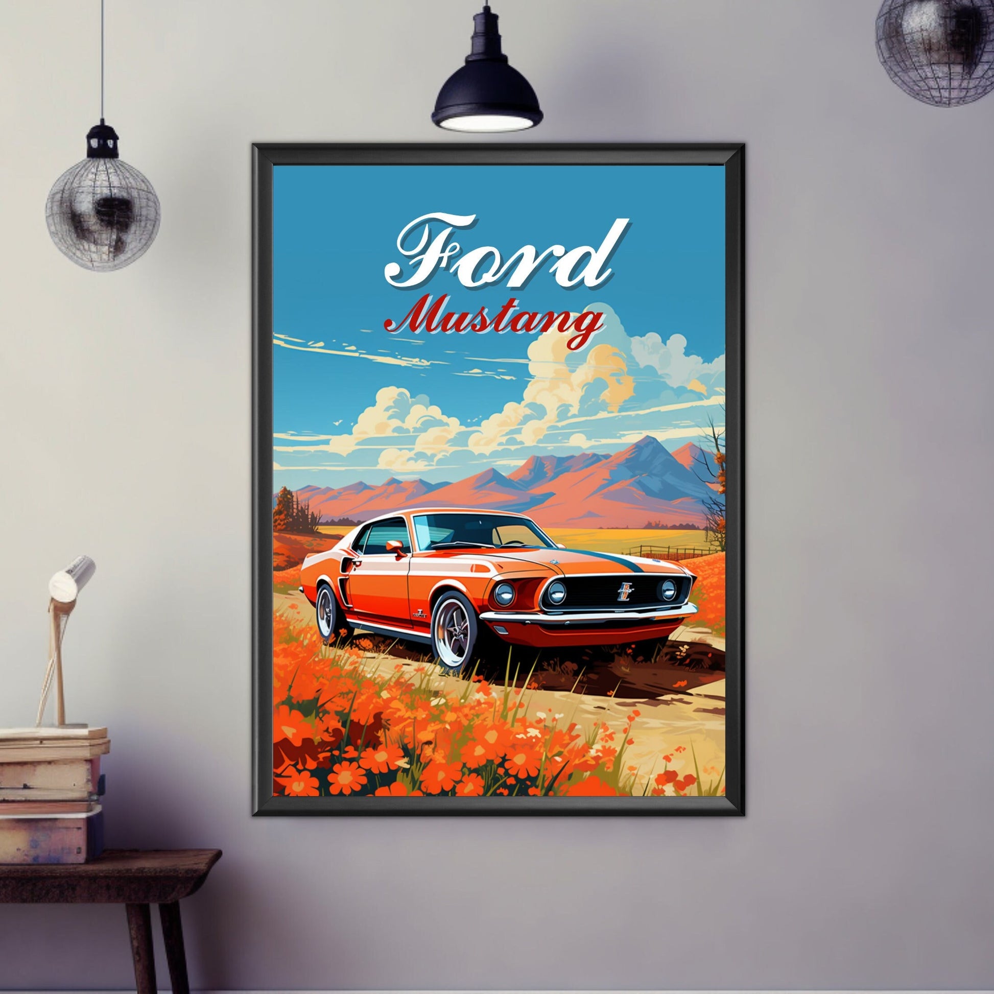 Ford Mustang 1970 Poster