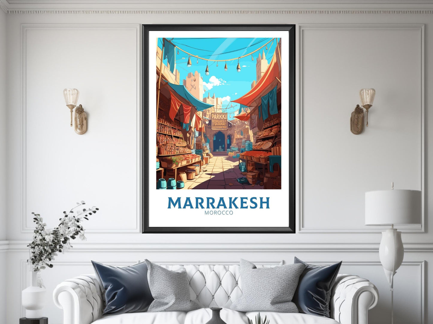 Marrakesh Spice market print