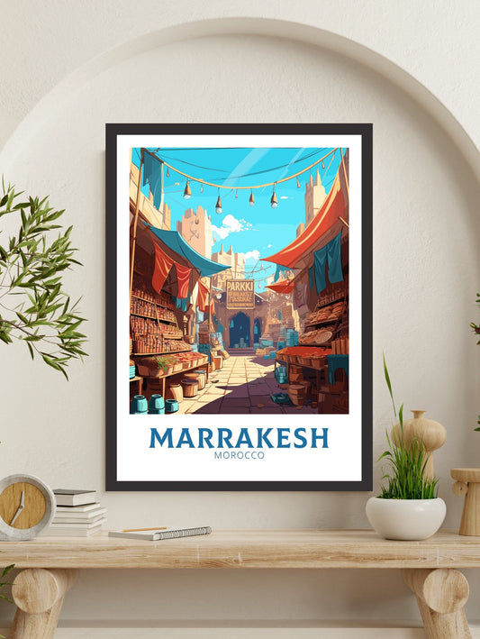 Marrakesh Spice market print