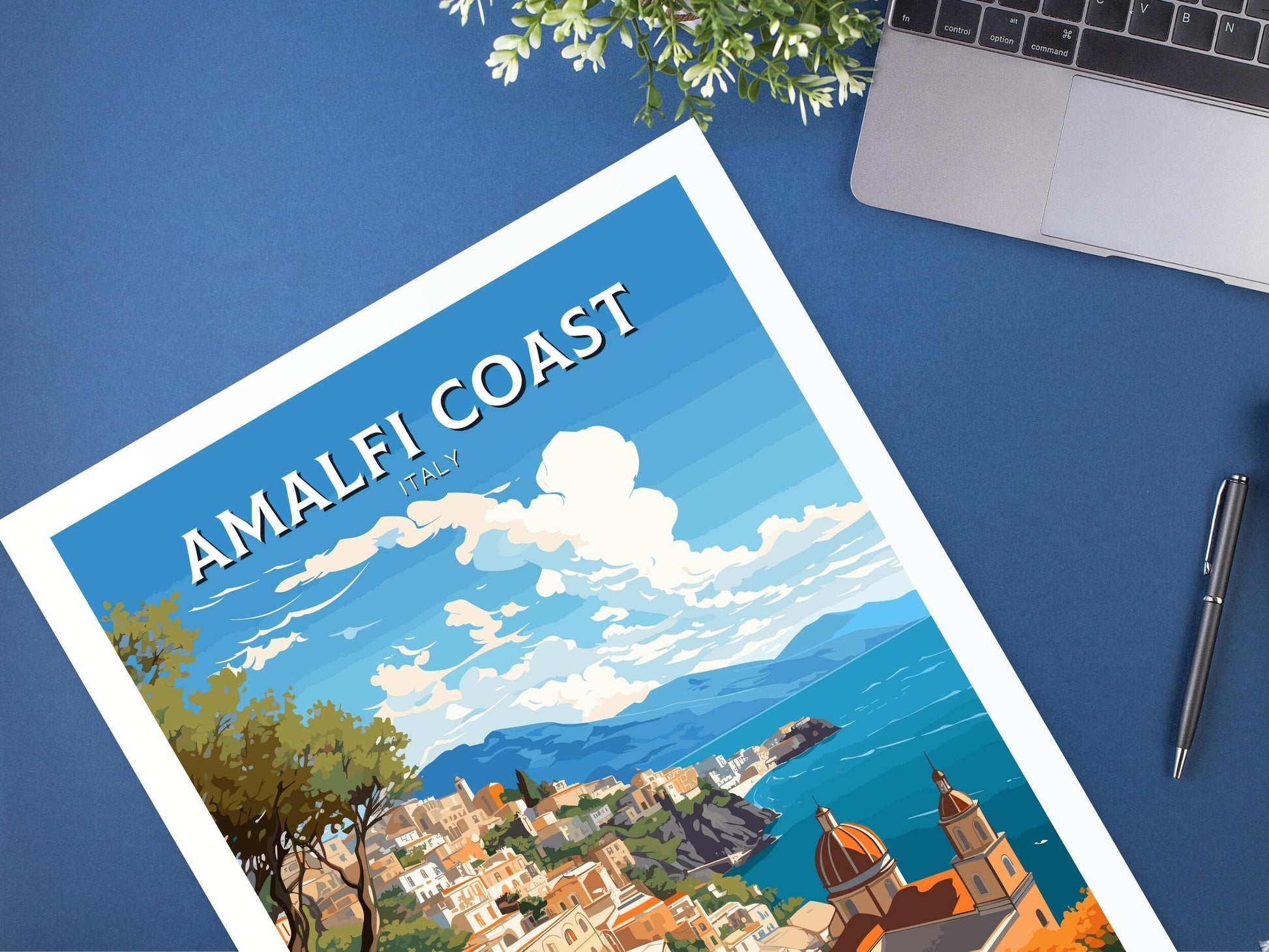 Amalfi coast print