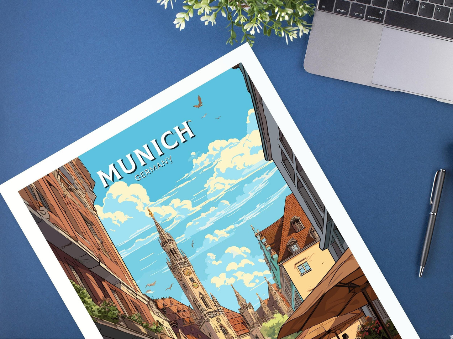 Munich Travel Print | October Fest | Munich Travel Poster | Munich Illustration | Munich Art | Germany Print | October Fest Poster ID 762