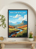 Brecon Beacons Poster | Wales Travel Print | Wales Illustration | Brecon Beacons Wall Art | Wales Poster | Brecon Beacons Print | ID 767