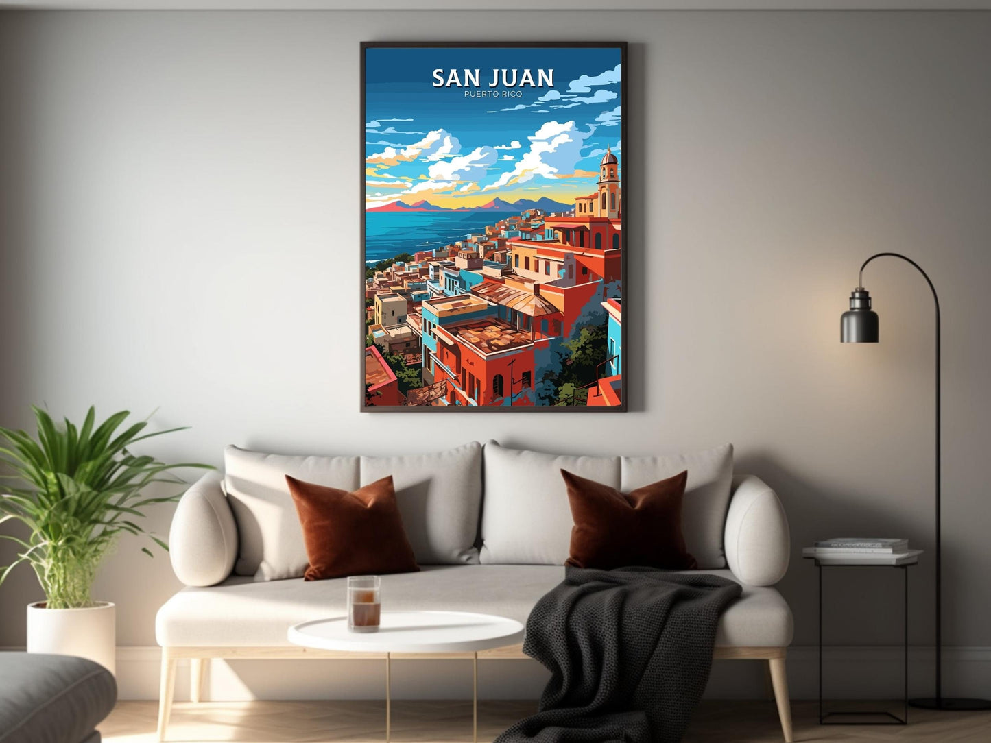 San Juan travel poster